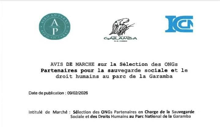 Haut-Uele : un appel à partenariat lancé aux ONG pour renforcer la sauvegarde sociale et les droits humains au Parc de la Garamba